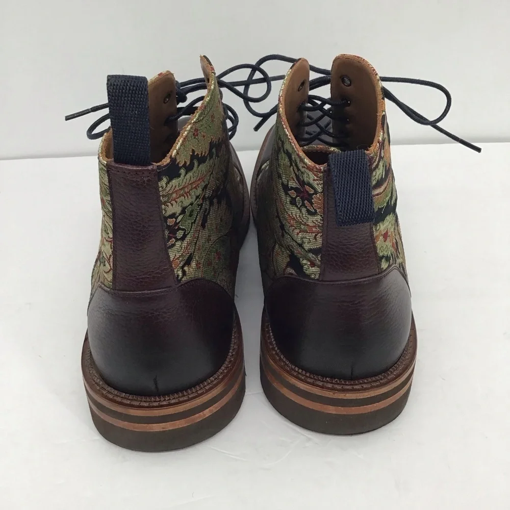 TAFT Men’s NWOT Jack Boot Kashmir Pattern Made in Spain Size EU 44.5 - US 11.5